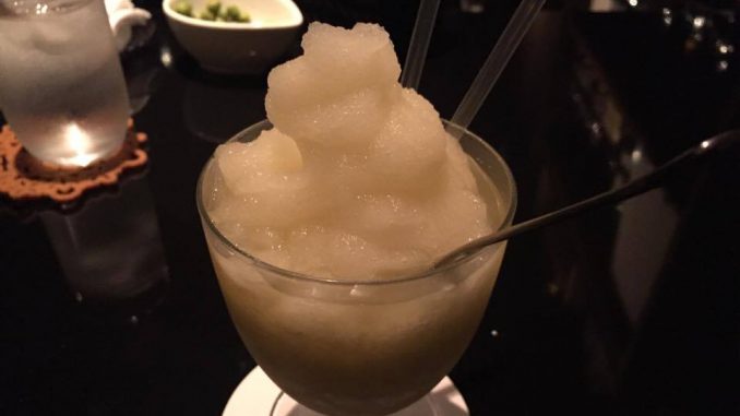 リンゴのシャーベット