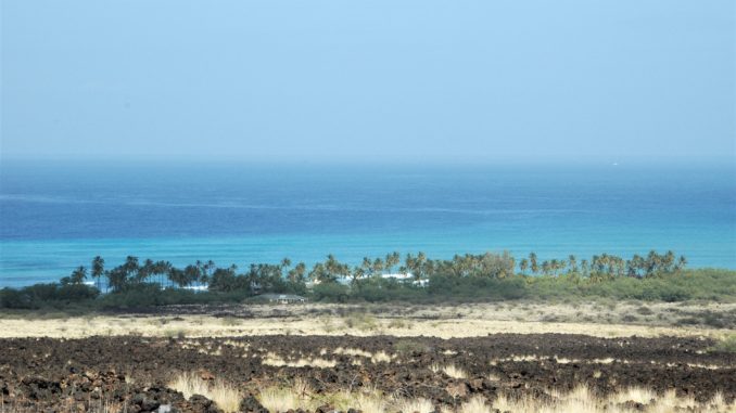 ハワイ島の海岸線