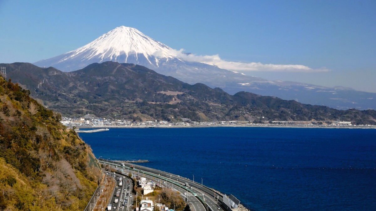 富士山　薩埵峠　田子の浦