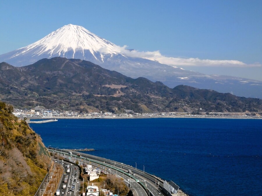 富士山　薩埵峠　田子の浦